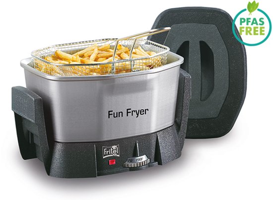 FRITEL Fun Friteuse FF 1200 - Snack Frituurpan / Fondue Friteuse - 1