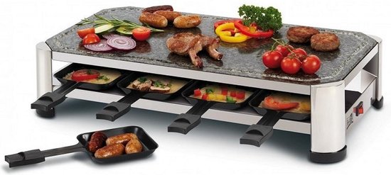 FRITEL SG 2180 - Raclette - 1.5 kW - roestvrij staal chroom/zwart