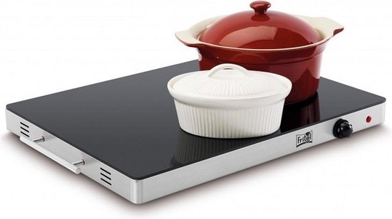 Fritel WT 2478 Warmhoudplaat XXL - Inox - Regelbaar 20 tot 130 graden - 400 W