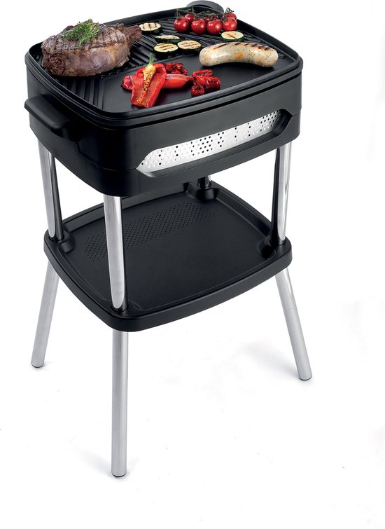 FRITEL BBQ 3256 - Barbecue met Deksel - Grilloppervlak (LxB) 40x36 cm