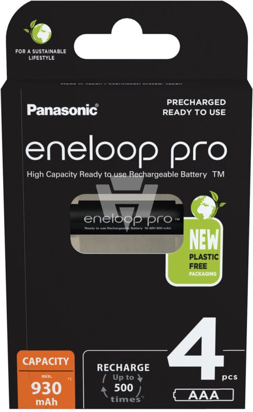 eneloop eneloop pro HR03 Oplaadbare AAA batterij (potlood) NiMH 930 mAh 1.2 V 4 stuk(s)