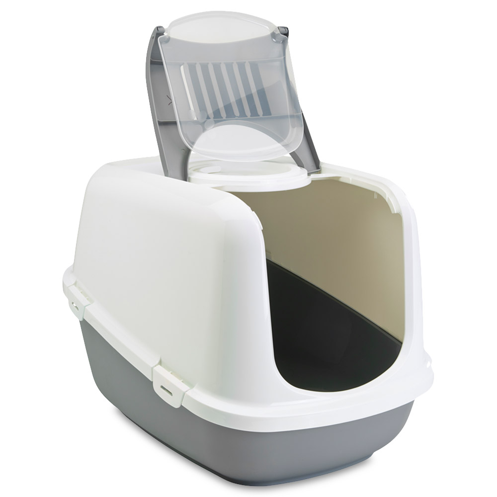 Savic Nestor Jumbo - Grijs - Kattenbak - 66 x 48 x 46 cm