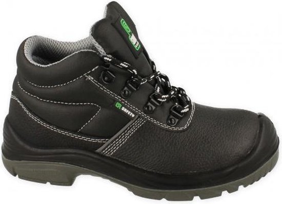 Safety Runner Verona high green s3 security ZWART 37