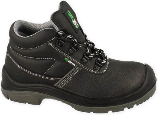 Safety runner veiligheids-werkschoen CE bottien S3 ZWART 41