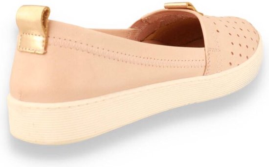 Double Heart dames mocassin nude NUDE 36