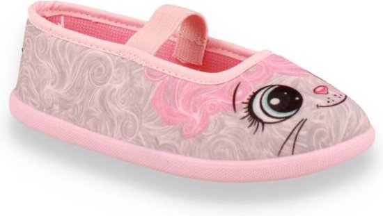 Mode-Mania Tooti meisjes pantoffel grijs GRAU 30