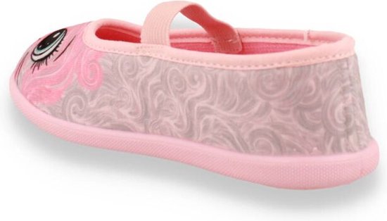 Mode-Mania Tooti meisjes pantoffel grijs GRAU 33