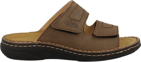 Helix heren pantoffel bruin BRUIN 44