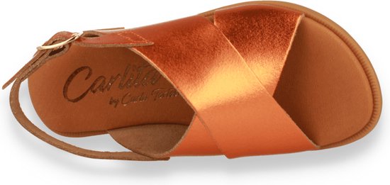 Carla Tortosa Meisjes Sandaal | Oranje | Maat: 28