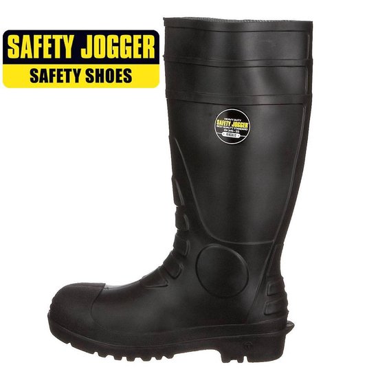 Safety jogger Hercules S5 PVC laars - Zwart - Maat 46
