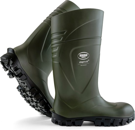 Bekina Boots Steplite X Solidgrip S5 Laarzen - Groen/Zwart - Maat 40