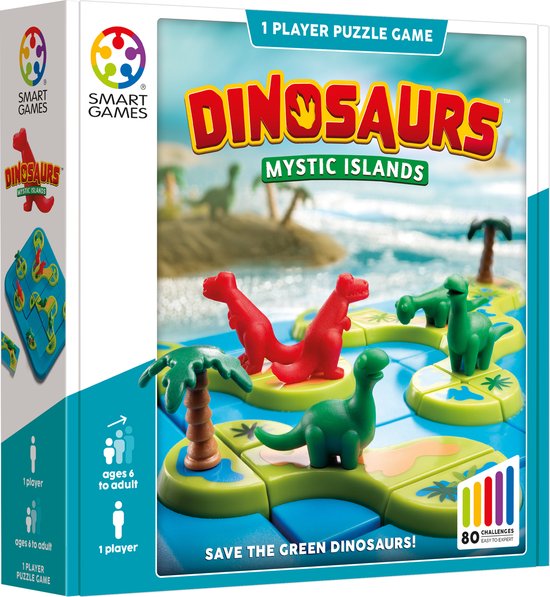 SmartGames Dinosaurs - Mystic Islands leerspel Nederlands