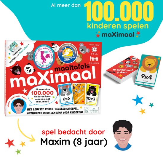 maXimaal Maaltafels gezelschapsspel