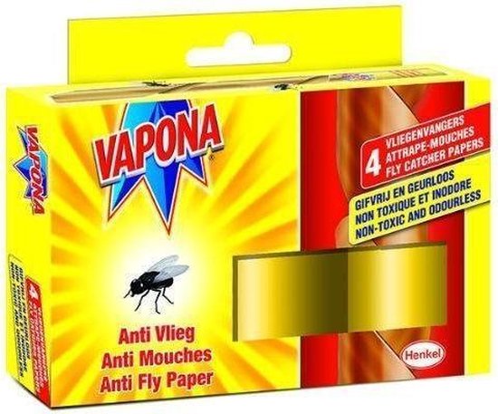 VAPONA Vliegenvangers - 4st