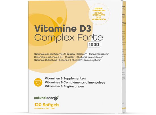 Natural Energy Vitamine D Complex Forte 120 Capsules