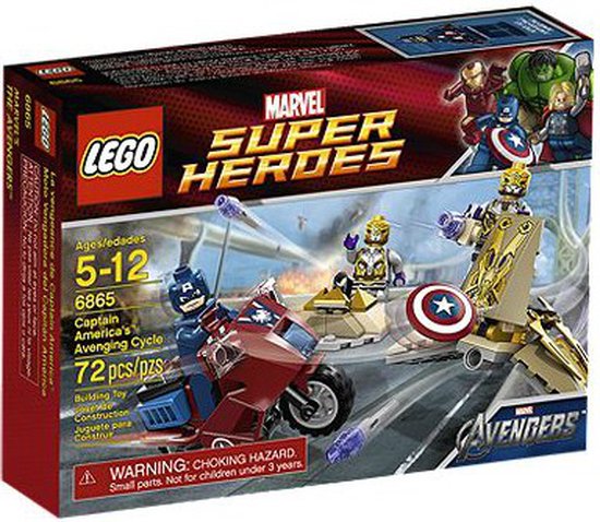 Lego Super Heroes - Captain Americas Avenging Cycle (6865) /Toys