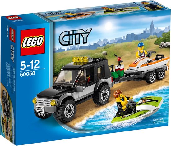 LEGO City 60058 - SUV met vaartuig
