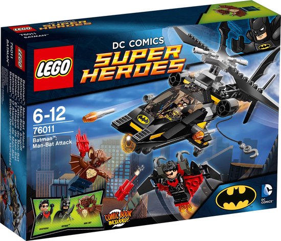 LEGO SUPER HEROES 76011 - BATMAN: MAN-BAT AANVAL