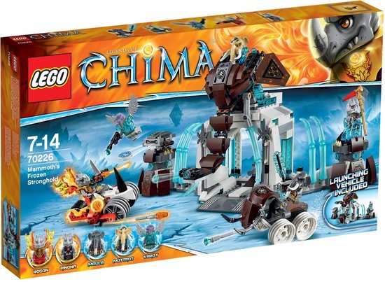 Lego Chima 70226 La Forteresse Glacée du Mammouth