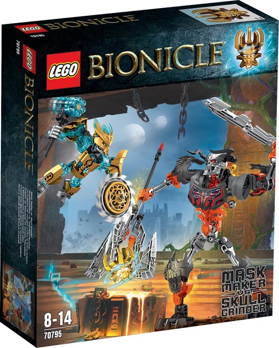 Lego Bionicle 70795 Le CrÃ©ateur de Masque contre le CrÃ¢ne Broyeur