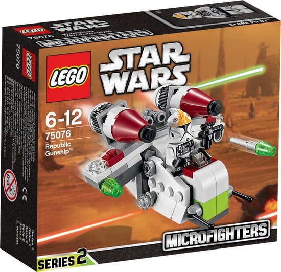 LEGO Star Wars 75076 - Republic Gunship Microfighter