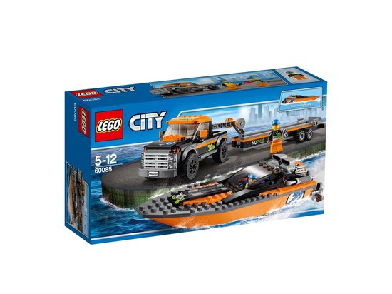 LEGO CITY - 4X4 MET SPEEDBOOT