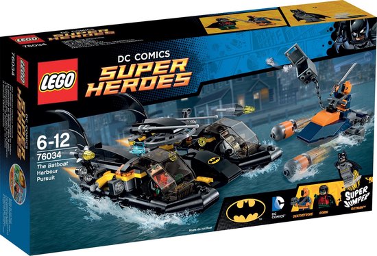 Lego Super Heroes 76034 La Poursuite en Batboat dans le Port