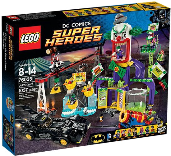 LEGO DC Comics Super Heroes Jokerland, Bouwpakket, 8 jaar, 1037 stuk(s)