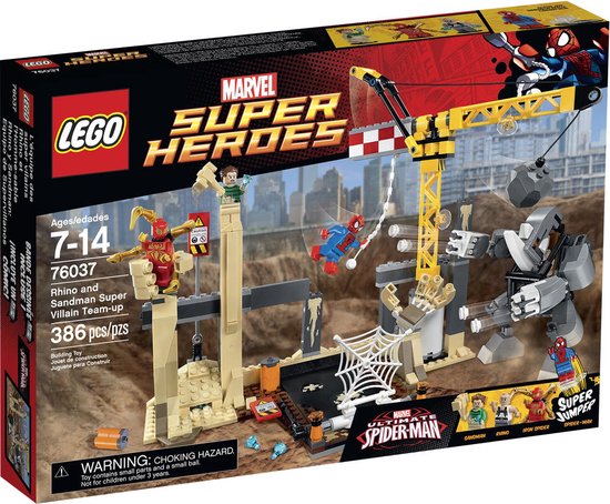 Lego Super Heroes Marvel 76037 Equipe de Super Vilains de Rhino et de l'Homme-Sable