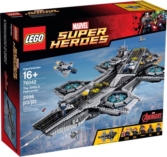 Lego Super Heroes Marvel 76042 L'Hélitransporteur du SHIELD