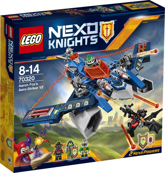 LEGO NEX L'AERO STRIKER V2 D'AARON FOX