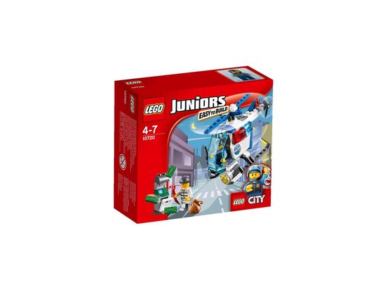LEGO - JUNIOR LA POURSUITE AVEC LHELICOPTERE DE