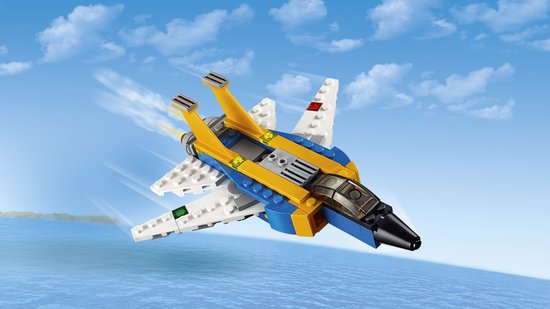 LEGO CRE L' AVION A REACTION