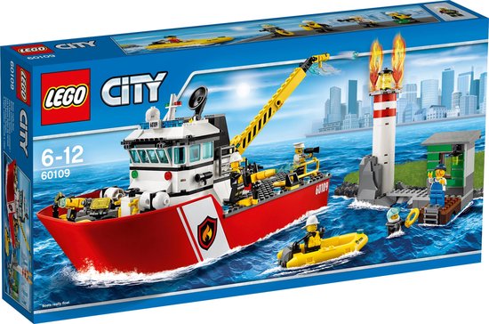 LEGO CIT LE BATEAU DES POMPIERS