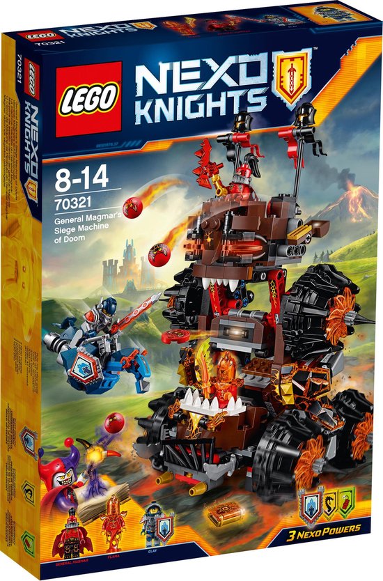 LEGO NEX LA MACHINE MAUDITE DU GENERAL M