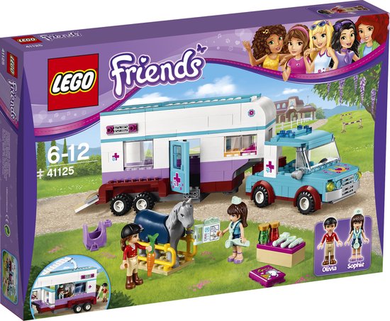 LEGO - FRIENDS LA REMORQUE A CHEVAUX DU VETERIN