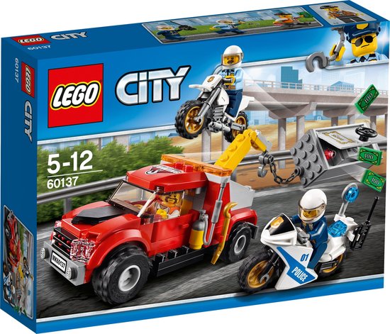 LEGO® City 60137 Het achtervolgen van de overvaller