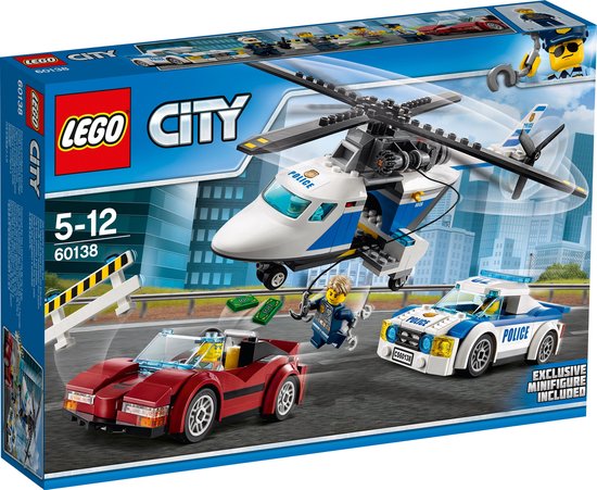 LEGO® City 60138 helikopterachtervolging