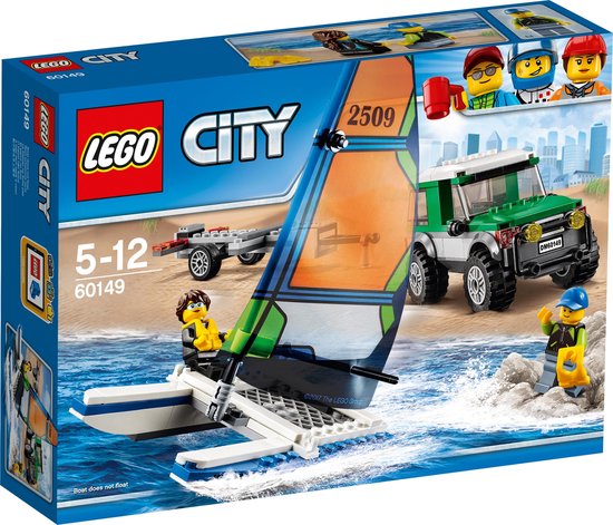 LEGO CITY 60149- 4X4 MET CATAMARAN