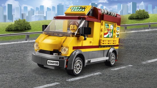 LEGO CITY 60150 - PIZZA BESTELWAGEN
