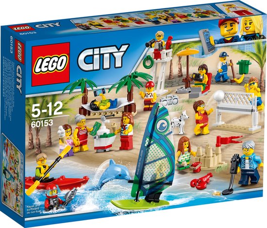 LEGO® City 60153 Ensemble de figurines LEGO City - La plage