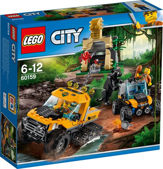 LEGO City Jungle missie met halfrupsvoertuig 60159