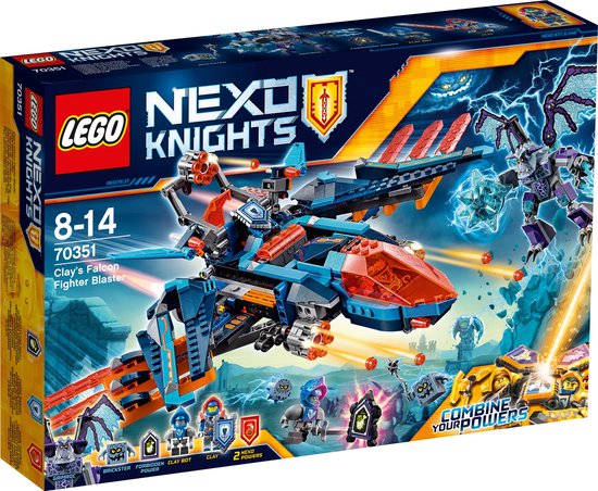 LEGO NEXO KNIGHTS Clay's Falcon Gevechtsblaster 70351