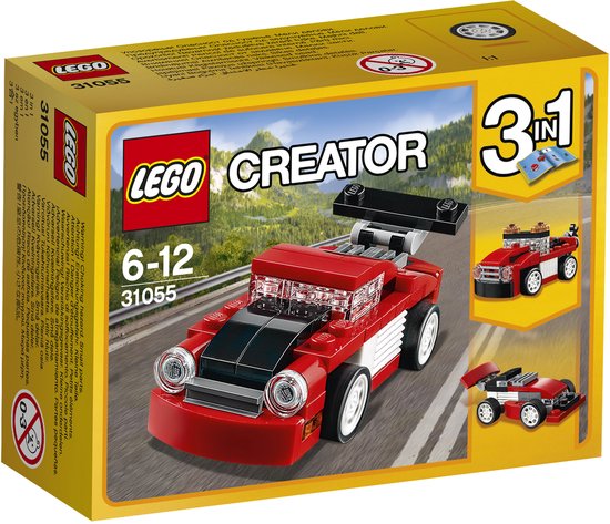 LEGO Creator Rode racewagen 31055