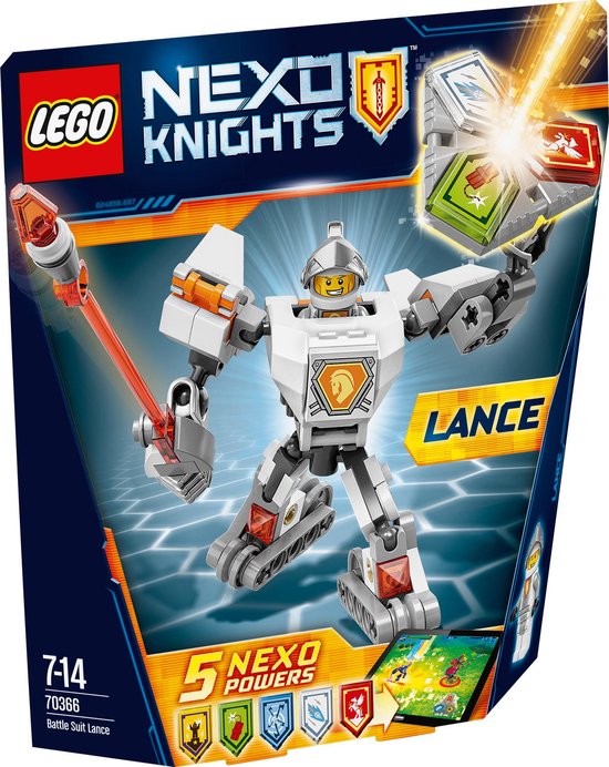 LEGO NEXO KNIGHT 70366 - GEVECHTSUITRUSTING LANCE