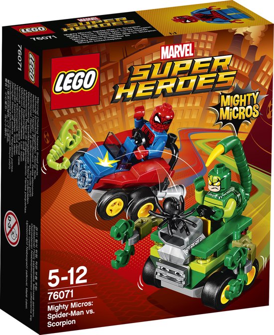 LEGO MIGHTY MICROS 76071 - SPIDER-MAN VS. SCORPION