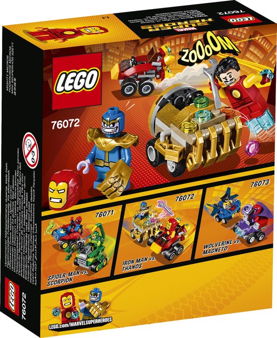 LEGO MIGHTY MICROS 76072 - IRON MAN VS. THANOS