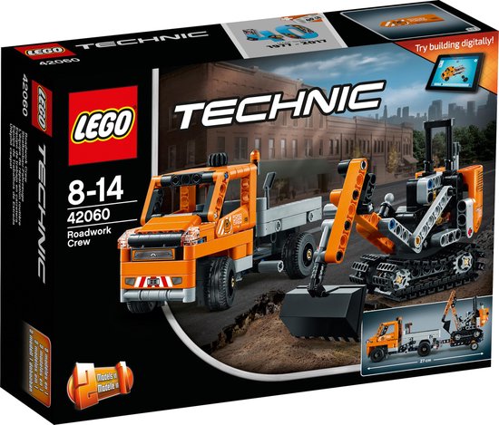 LEGO 42060 WEGENBOUWPLOEG-L'EQUIPE DE REPARATION ROUTIERE