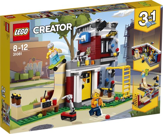 LEGO 31081 MODULAIR SKATEHUIS-LE SKATE PARK