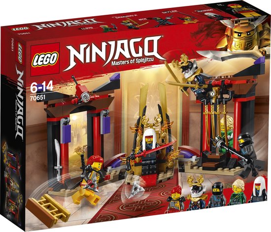 LEGO NINJAGO 70651 THRONE ROOM SHOWDOWN